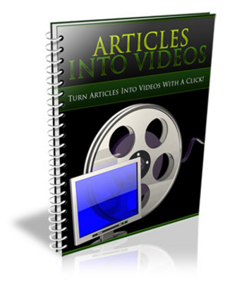 Product picture Articles Into Videos - plr ebook+bonus