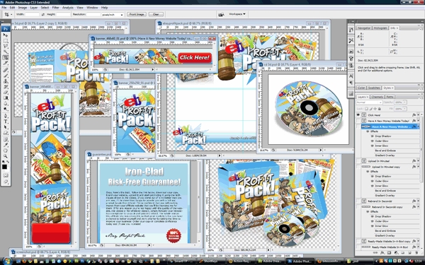 Product picture Minisite Template PSD graphics - Ebay Profit Pack