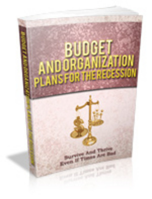Product picture Budget And Organization Plans For The Recession - Mrr+Bonus
