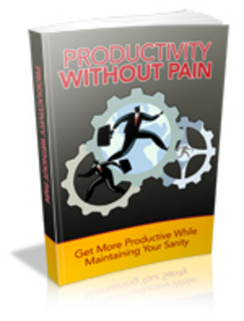Product picture Productivity Without Pain - MRR