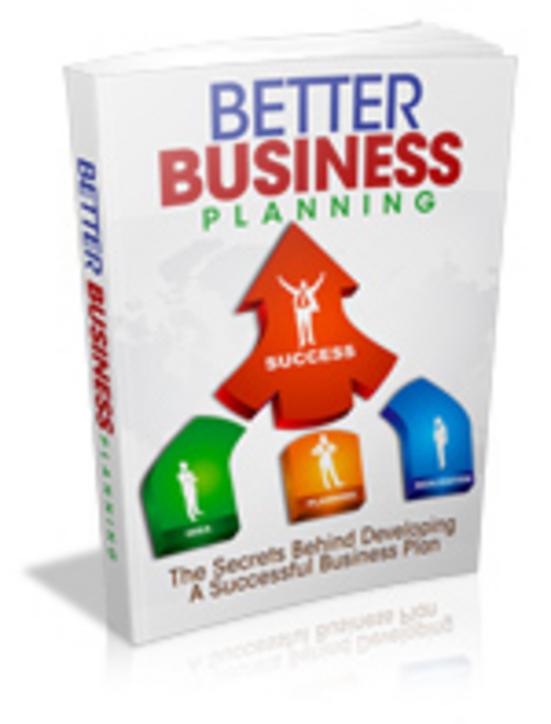 Product picture Better Business Planning - MRR