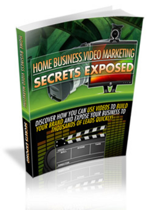 Product picture Home Business Video Marketing Secrets Exposed - MRR