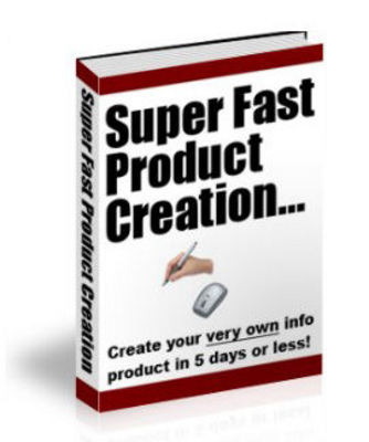 Product picture Super Fast Product Creation -PLR