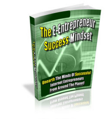 Product picture The E-Entrepreneur Success Mindset - plr+bonus