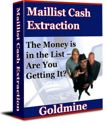 Product picture Maillist Cash Extraction - plr+bonus