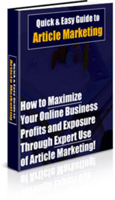 Product picture Quick & Easy Guide to Article Marketing - plr+bonus