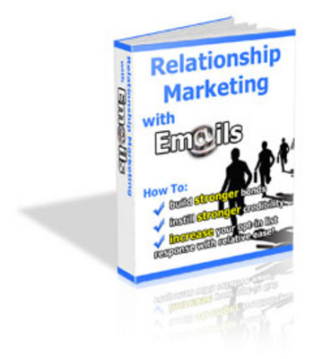 Product picture Relationship Marketing With E-Mails - plr+bonus