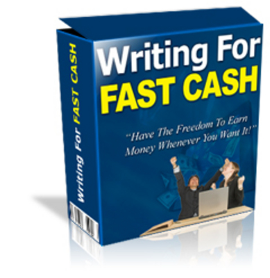 Product picture Writing For Fast Cash with MRR+free bonus