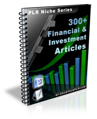 Product picture 300+Financial-And-Investment Article PLR